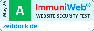 ImmuniWeb Website Security Test: Note A für zeitdock.de